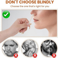 Double Head 360° Rotating Nose Hair Cut Trimmer for Women and Men (3pcs Set)