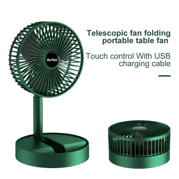 Next Mini Foldable Telescopic Fan USB Rechargeable Portable
